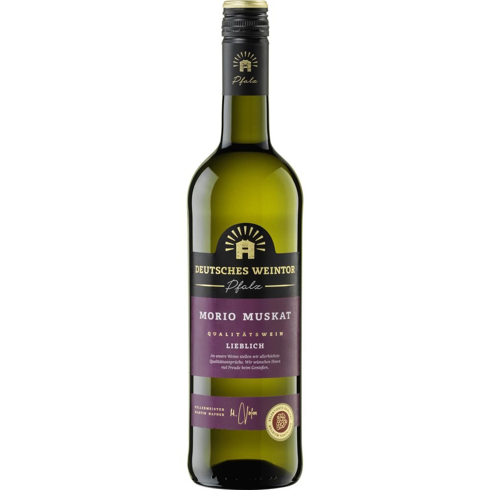 Morio-Muskat Exklusiv-Serie lieblich Pfalz DQW, Weißwein von Deutsches  Weintor