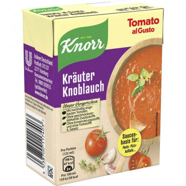 Tomato al Gusto, Kräuter/Knoblauch
