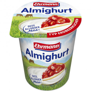 Joghurt, Erdbeerkuchen