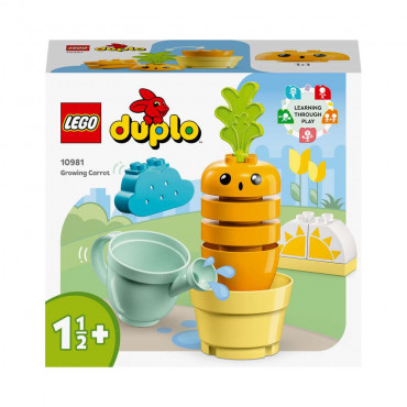 LEGO DUPLO My First 10981 Wachsende Karotte, Lernspielzeug für Babys