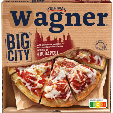 Big City Pizza Budapest, tiefgekühlt