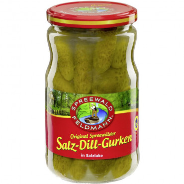 Salz-Dill-Gurken Original Spreewälder, in Salzlake