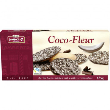 Kokosgebäck mit Zartbitterschokolade Coco Fleur