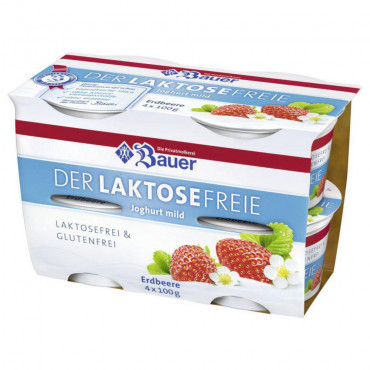 Fruchtjoghurt Der Kleine Bauer, Erdbeere, laktosefrei