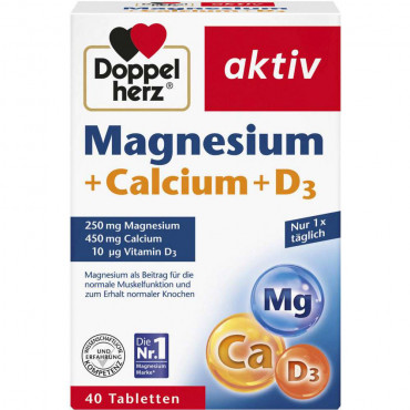 Magnesium + Calcium + D3 Tabletten