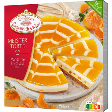 Meistertorte, Mandarine/Käse, tiefgekühlt