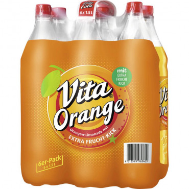 Orangen Limonade (6x 1,500 Liter)