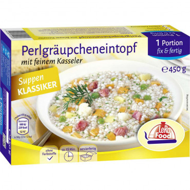 Perlgraupen-Eintopf mit Kasseler