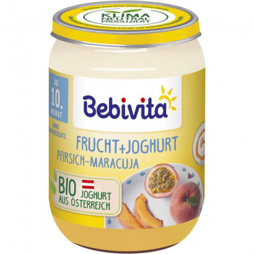 Baby Fruchtjoghurt, Pfirsich/Maracuja