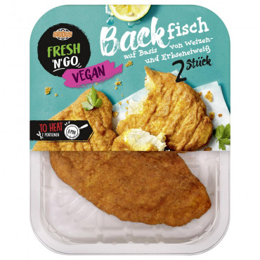 veganer Backfisch