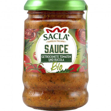 Bio Sauce, getrocknete Tomaten & Rucola