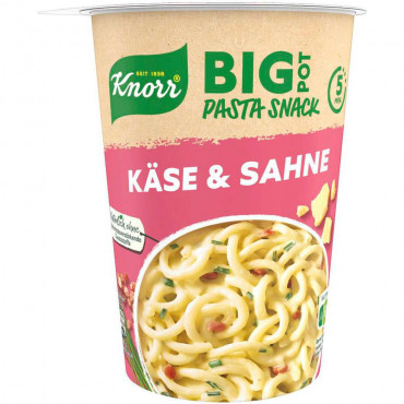 Big Pot Pasta Snack Käse Sahne