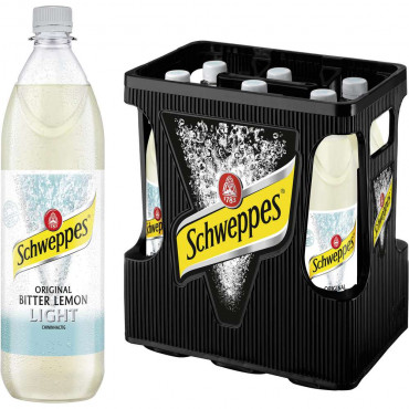 Limonade, Bitter Lemon, Light (6x 1,000 Liter)