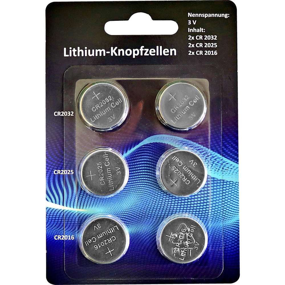 Lithium-Knopfbatterie CR2016