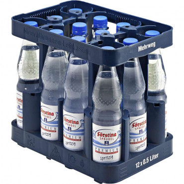 Premium Mineralwasser, Spritzig (12x 0,500 Liter)