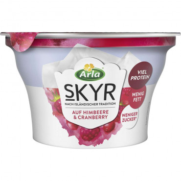 Skyr Fruchtjoghurt, Himbeere/Cranberry