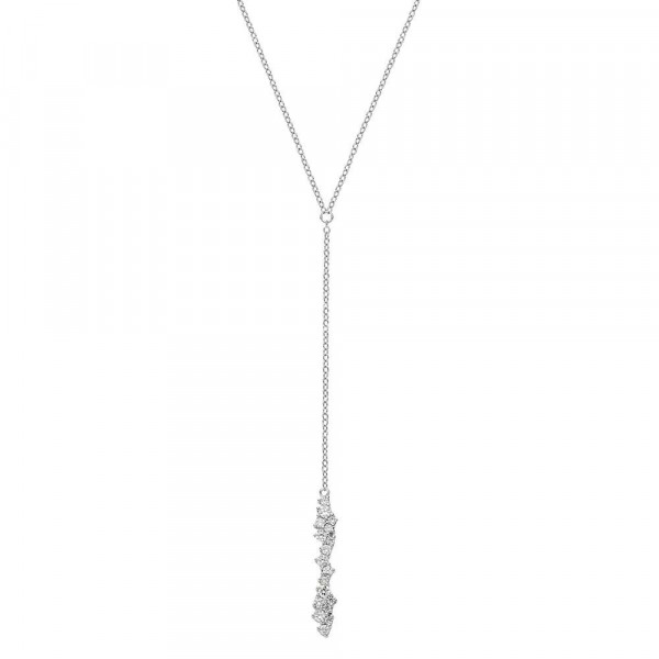 Damen Halskette/ Collier aus Silber 925 mit Zirkonia (4056874025034)