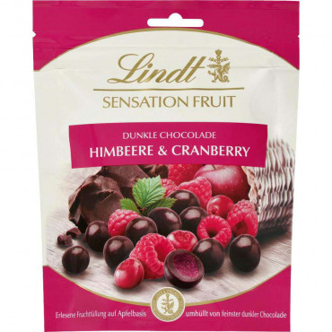 Sensation Fruit Schokokugeln, Himbeere & Cranberry