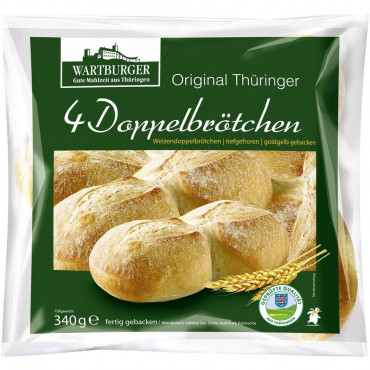 Thüringer Doppel-Weizenbrötchen, tiefgekühlt