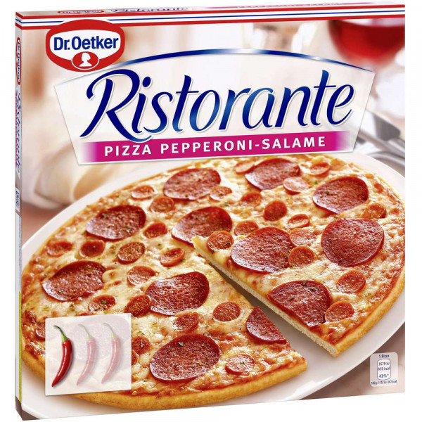 Pizza Ristorante Peperoni Salame, tiefgekühlt