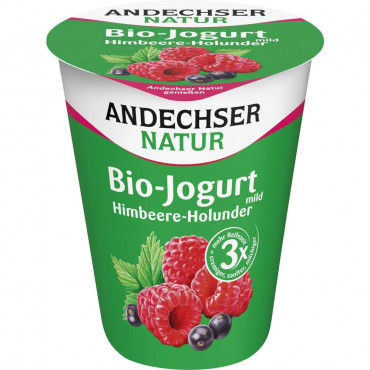 Bio-Jogurt mild, Himbeere/Holunder