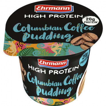 High Protein Pudding, Columbian Coffee
