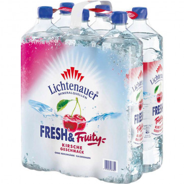 Mineralwasser Freshn Fruity, Kirsch-Geschmack (6x 1,500 Liter)