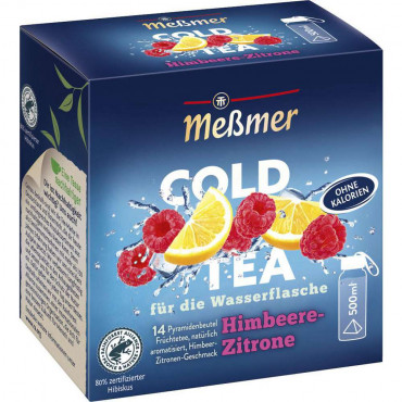Früchte-Tee Cold Tea, Himbeere-Zitrone