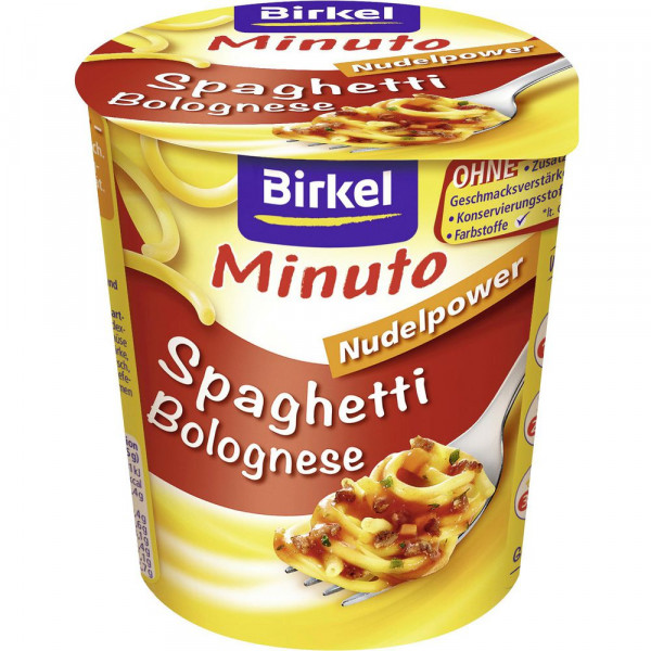 Fertiggericht Minuto Nudelpower, Spaghetti Bolognese