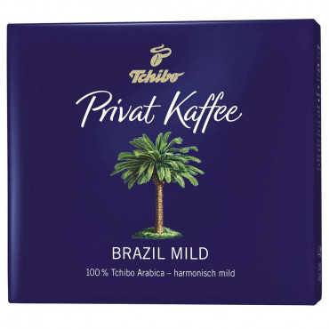 Privatkaffee Brazil mild, gemahlen 2 x 250g