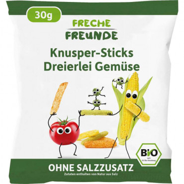 Bio Knusper-Sticks, Dreierlei Gemüse