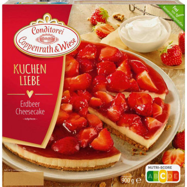 Erdbeer Cheesecake, tiefgekühlt