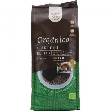 Bio Kaffee Orgánico, gemahlen