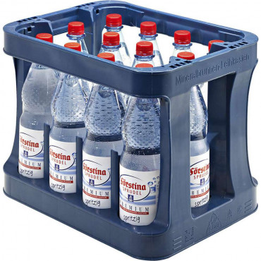 Premium Mineralwasser, Spritzig (12x 1,000 Liter)