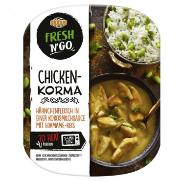 Chicken Korma mit Edamame-Reis
