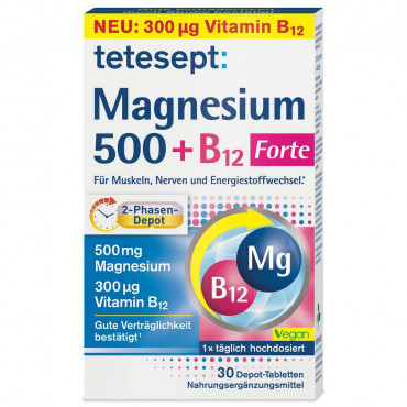 Magnesium 500 + B12 Forte