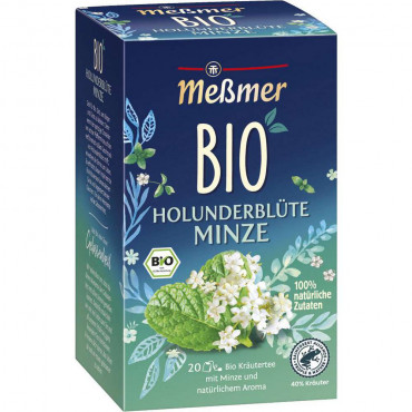 Bio Kräutertee, Holunderblüte Minze