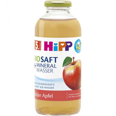 Bio Saft + Mineralwasser, Milder Apfel