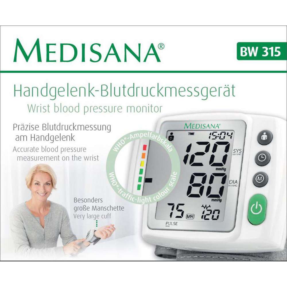 Angemessener Preis Blutdruckmessgerät BW315 Medisana Ansehen | ⮞ Globus von