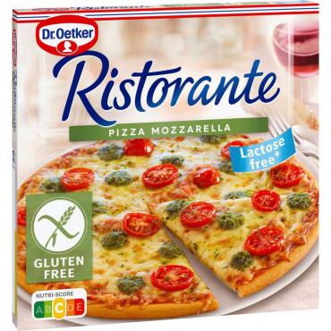 Pizza Ristorante Mozzarella, tiefgekühlt, glutenfrei