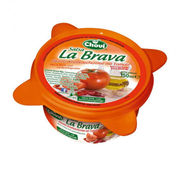 Pikante Knoblauchcreme mit Tomate Salsa La Brava