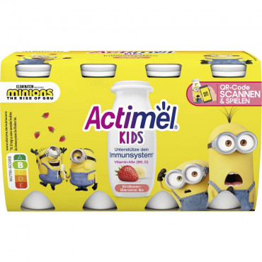Actimel Kids Trinkjoghurt, Erdbeer Banane