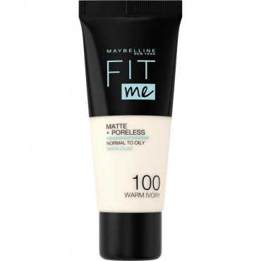 Make-Up Fit Me Matte + Poreless, Warm Ivory 100