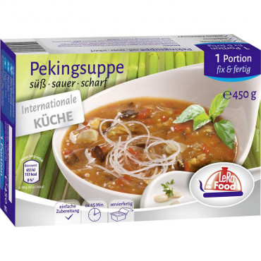 Peking Suppe, tiefgekühlt