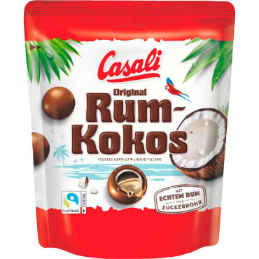 Schoko-Dragées Rum-Kokos mit flüssiger Rum-Füllung