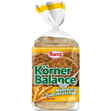 Toast-Brötchen Körnerbalance, Mehrkorn