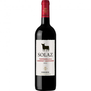 Trockener Rotwein Solaz Tempranillo/Cabernet Sauvignon, Rotwein