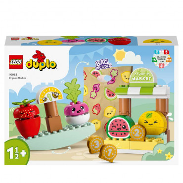 LEGO DUPLO My First 10983 Biomarkt, Lernspielzeug für Kleinkinder