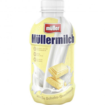 Müllermilch, weiße Schokolade