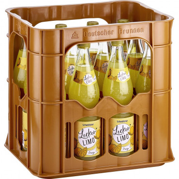 Lecker Limo, Orangen-Limonade (12x 0,700 Liter)